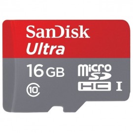 SD 16GB  SanDisk Class10 Ultra UHS-I  (80 Mb/s)