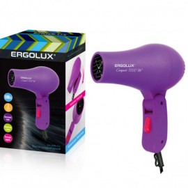 Фен ERGOLUX со складной ручкой фиолетовый