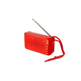 Портативная акустика TG184 SD micro+USB+micro USB+AUX+FM+Bluetooth, красная