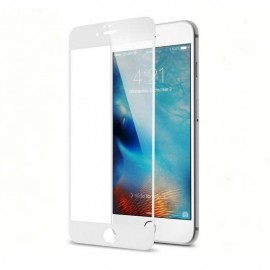Стекло защитное Noname для APPLE iPhone 6/6S (4.7), Full Screen, 0.33 мм, 5D, глянцевое, 2 класс, цвет: белый, в техпаке