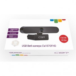 Web-камера CBR CW 870FHD Black