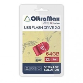 USB 64GB  OltraMax 330  красный