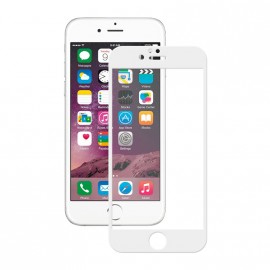 Стекло защитное Noname для APPLE iPhone 6/6S/7/8, Full Screen, 0.33 мм, 5D, глянцевое, полный клей, цвет: белый, в техпаке