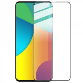 Защитное стекло на экран для Samsung Galaxy A21/A21s 5-10D (ELTRONIC) черное