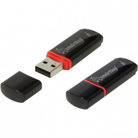 USB 16GB Smart Buy Crown чёрный  COMPACT