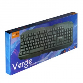 Клавиатура FaisON, Verge, KB316, USB, цвет: чёрный