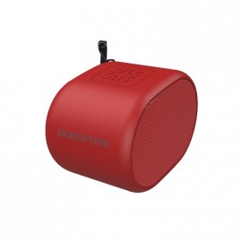Портативная акустика Borofone BP4, Enjoy, soft touch, Bluetooth, USB, AUX, microSD, цвет: красный, в техпаке*