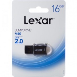 USB 16GB Lexar  JumpDrive V40 чёрный/белый