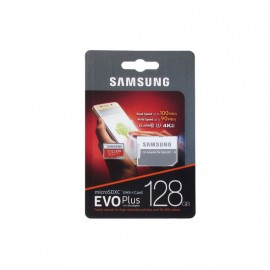 Micro SD 128GB  Samsung Class 10 Evo Plus U3 (R/W 100/60 MB/s) + SD адаптер