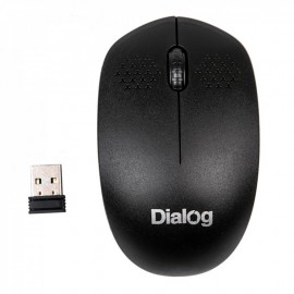 Мышь MROC-13U Dialog Comfort RF 2.4G Optical - 3 кнопки + ролик прокрутки, USB, черная (1/48)