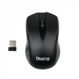 Мышь MROC-15U Dialog Comfort RF 2.4G Optical - 3 кнопки + ролик прокрутки, USB, черная (1/48)