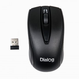 Мышь MROC-17U Dialog Comfort RF 2.4G Optical - 3 кнопки + ролик прокрутки, USB, черная (1/48)