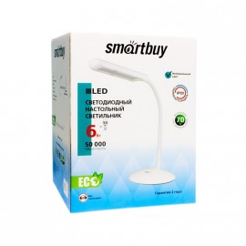 Настольная лампа светодиодная SmartBuy SBL-DL-6-WL, белый, светодиодный, 6W