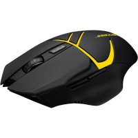 Мышь БП JET.A Comfort OM-U64G чёрно-жёлтая, USB