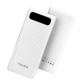 Аккумулятор FaisON HB20А, Mige, 20000mAh, пластик, 2 USB выхода, 2.1A, цвет: белый
