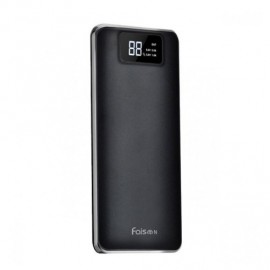 Аккумулятор FaisON HB23A, Flowed, 15000mAh, пластик, 2 USB выхода, дисплей, 2.0A, фонарик, цвет: чёрный