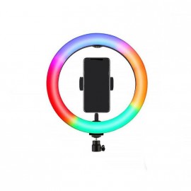 Селфи кольцо 32см;RGB;пульт управления светом/держатель для телефона/цветная подсветка