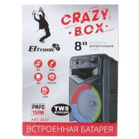 Колонка 08 (20-27 CRAZY BOX) динамик 1шт/8 ELTRONIC с TWS