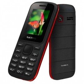 Мобильный телефон TEXET TM-130 цвет черный-красный