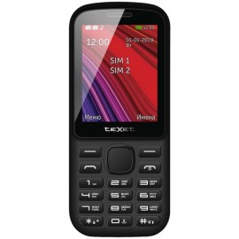Мобильный телефон TEXET TM-208 цвет черный-красный