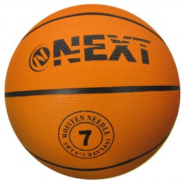Мяч баскетбольный Next, р.5. резина + камера, принт в пак. в кор.50шт