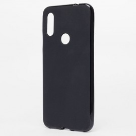 Чехол силиконовый без бренда для XIAOMI Redmi Note 7 Pro, Diamond, тонкий, непрозрачный, глянцевый, цвет: чёрный