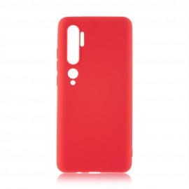 Чехол силиконовый FaisON для XIAOMI Redmi Note 10, №14, Silicon Case, тонкий, непрозрачный, матовый, цвет: красный