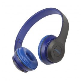 Беспроводные наушники Borofone BO4, Charming rhyme, bluetooth, microSD, AUX, цвет: синий