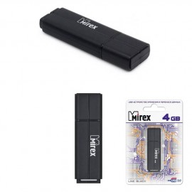 USB  4Gb Mirex LINE чёрный