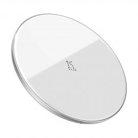Устройство зарядное беспроводное Baseus, BS-W517, подходит для Iphone 12, 1500mA, алюминий, стекло, QC3.0, цвет: белый(1/10/80)