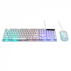 Клавиатура + мышь Nakatomi Gaming KMG-2305U WHITE