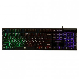 Клавиатура Nakatomi Gaming KG-23U BLACK, с RGB-подсветкой, USB, черная (1/20)