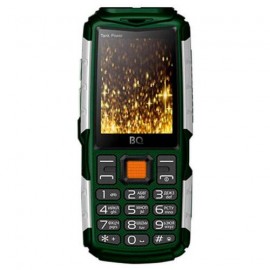 Мобильный телефон BQ 2430 Tank Power Зелёный+Серебро