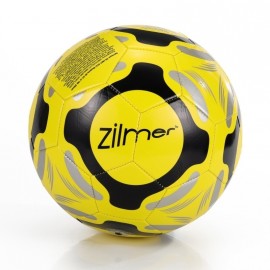 Мяч футбольный Zilmer Первая тренировка (размер 5, ПВХ, 230 г, жёлто-чёрн.)