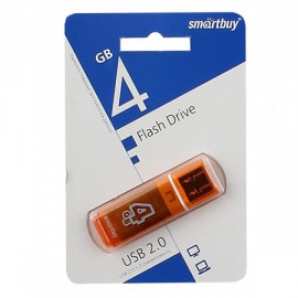 USB  4Gb SmartBuy Glossy  series  Orange