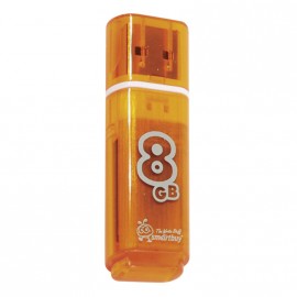 USB  8Gb SmartBuy Glossy  series  Orange