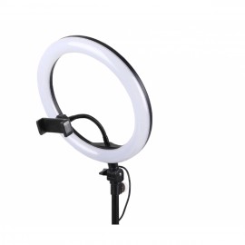 Кольцевая лампа WALKER  WLR-3010 со штативом для профессиональной съемки, 30 см, белый свет