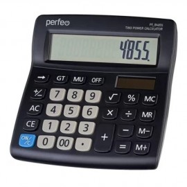Калькулятор Perfeo (PF_B4855) бухгалтерский; 12-разр. (черный)