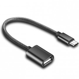 Адаптер FUMIKO MA15 OTG Micro USB / USB черный