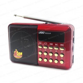 Радиоприемник JOC H033UR красный