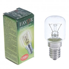 Лампа накаливания Favor РН 230-15 Т25 Е14 для холод. (1/100)