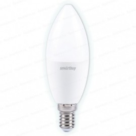 Лампа светодиодная SMARTBUY C37 12Вт 6000K E27 (холодный свет) (1/10/100)