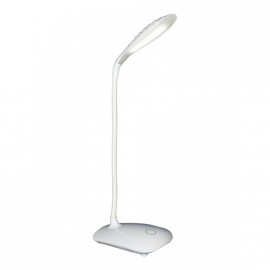 Настольная лампа Ritmix LED-310 White, 16 LED, 3Вт, 150лм, 6000К, 3 уровня яркости, аккумулятор 1200мАч (1/72)