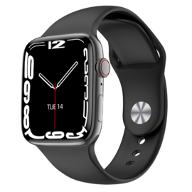 Смарт-часы DT NO.1, влагозащита, защита от ударов, Bluetooth, GPS, NFC, 45mm, черный